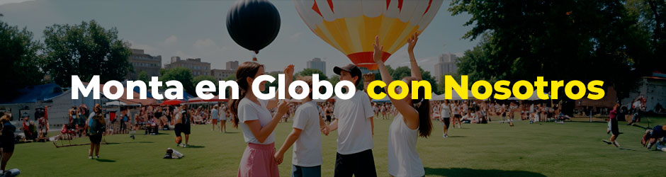 Ven a montar en Globo con nosotros, en Alcorcón