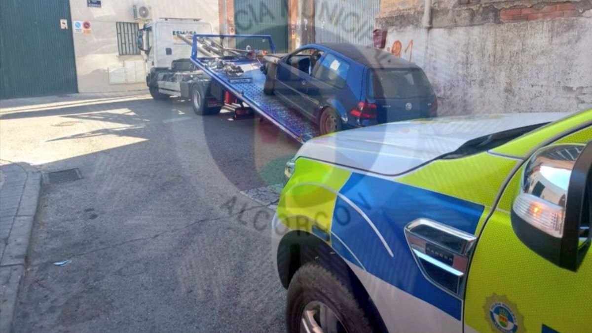 La Policía Municipal de Alcorcón pone el foco en los vehículos abandonados