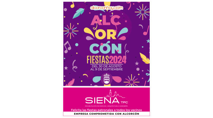 Programa de Fiestas Alcorcón, septiembre 2023