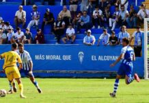 El Alcorcón se la pega en Alcoy, pleno del Trival Valderas...