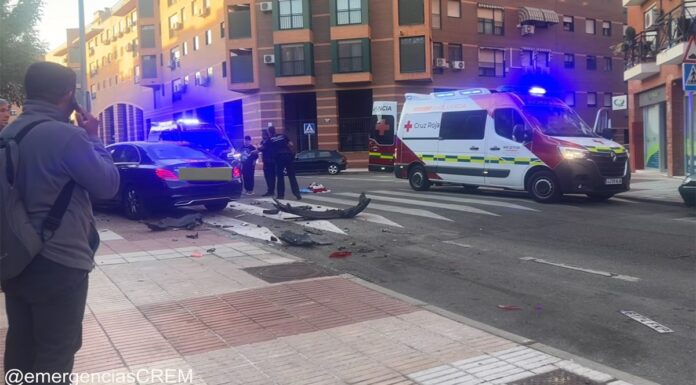 Dos niñas sufren un atropello en Alcorcón cuando se dirigían al colegio