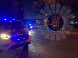 Aparatoso accidente con un vehículo involucrado durante las Fiestas de Alcorcón