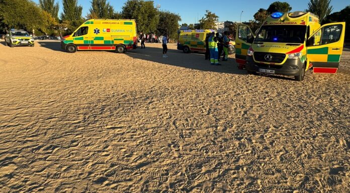 Salvan la vida a un hombre en Alcorcón que entró en parada cardiorrespiratoria cuando jugaba al fútbol