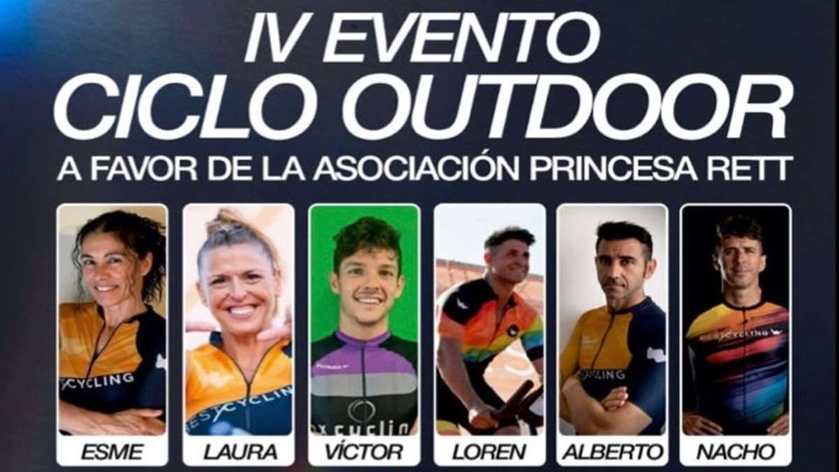 IV Ciclo Outdoor a favor de la Asociación Princesa Rett en la Discoteca Jowke de Alcorcón