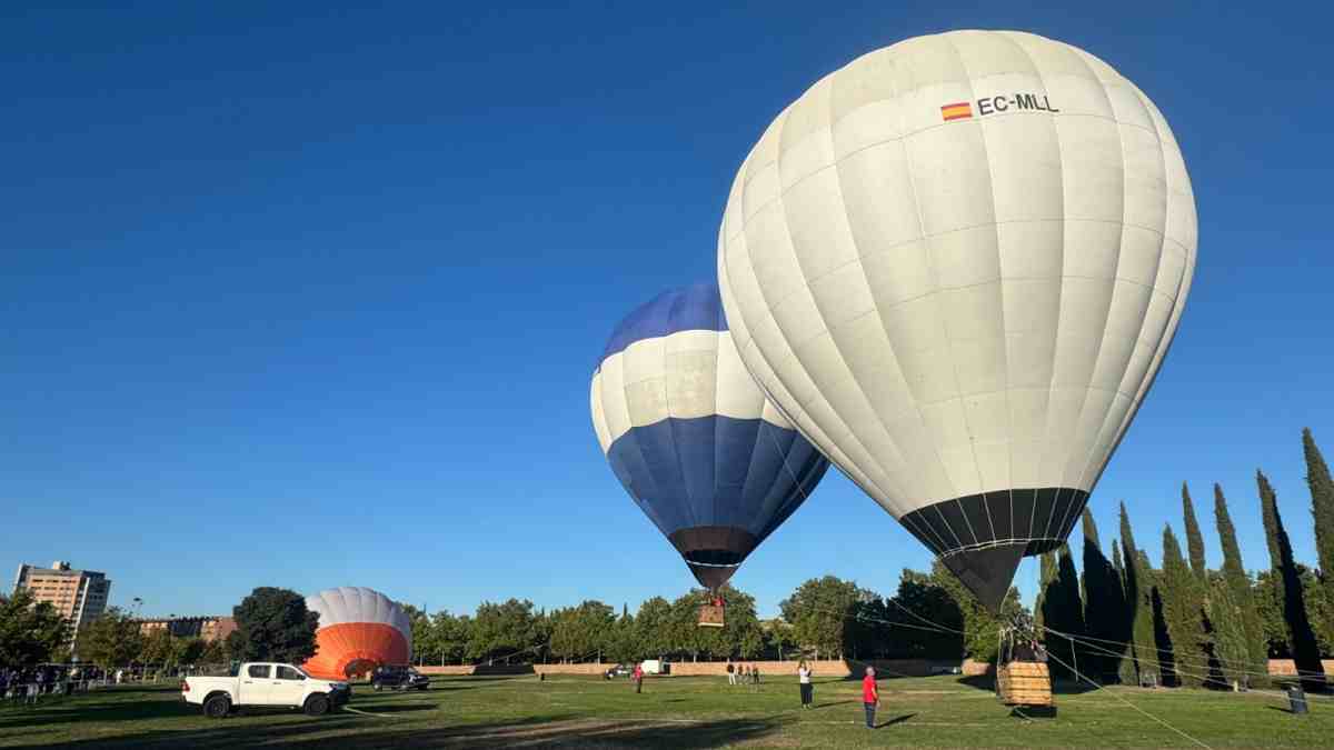 Gran éxito paseo en globo gratuito en Alcorcón