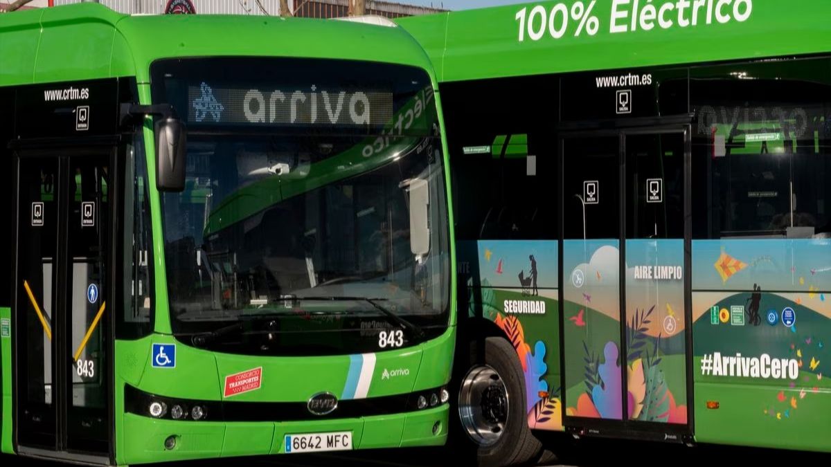 Nuevos autobuses eléctricos refuerzan el transporte limpio en Alcorcón