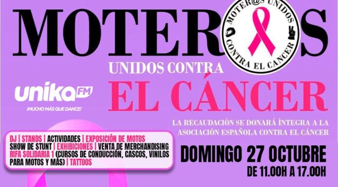 Moteros Unidos contra el Cáncer en Alcorcón con Vicente One More Time y mucho más