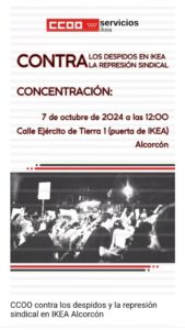 Manifestaciones contra los despidos de Ikea Alcorcón