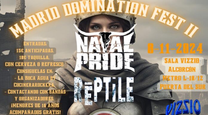 El Madrid Domination Fest llega a la sala Vizzio de Alcorcón