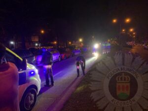 Accidente sin heridos en Alcorcón con positivo en alcoholemia incluido