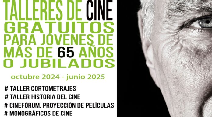 Cursos de cine gratis para mayores de 65 años en Alcorcón