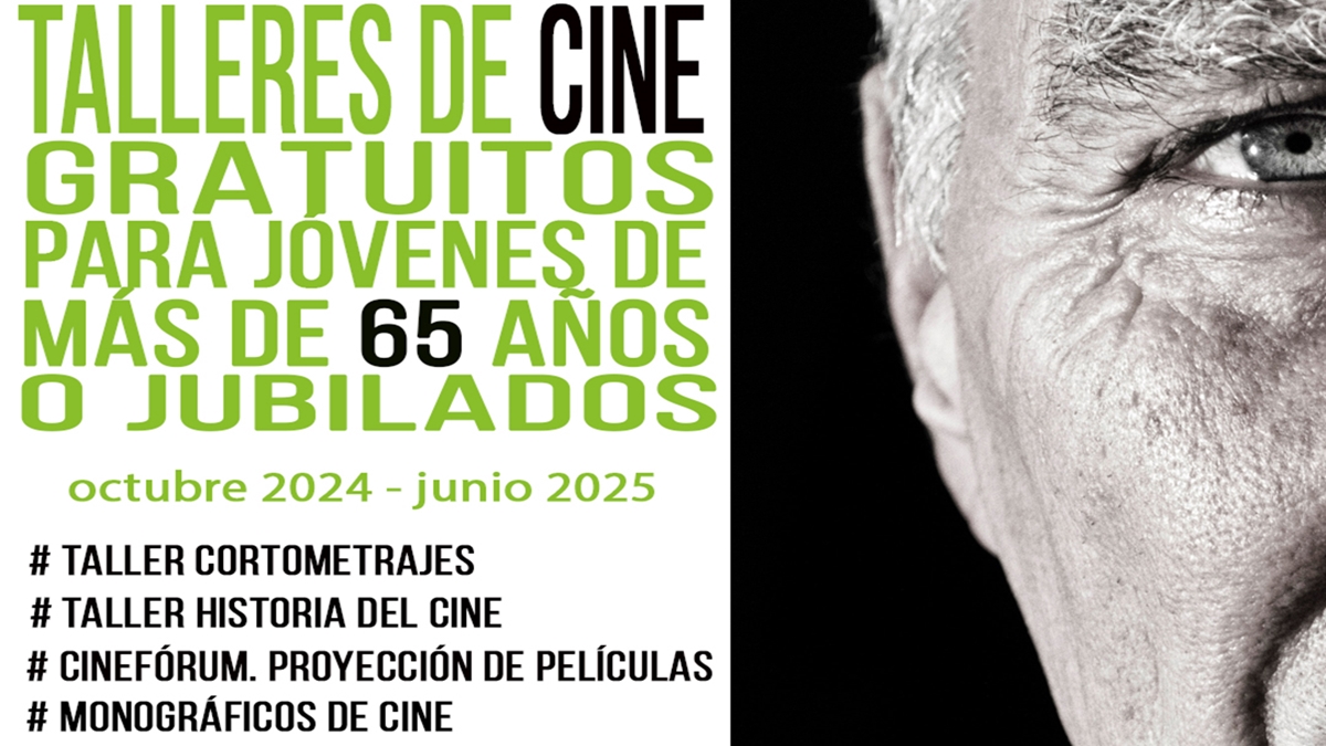 Cursos de cine gratis para mayores de 65 años en Alcorcón