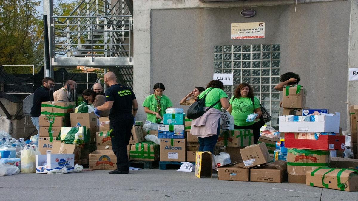 Los gestos solidarios sin precedentes en Alcorcón con los afectados por la DANA