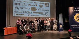 Celebración por todo lo alto de la Primera Gala Club + Empresa del Alcorcón de fútbol sala