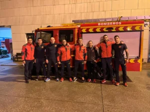 Los bomberos de Alcorcón narran su experiencia en Valencia: "Éramos los primeros equipos en llegar"