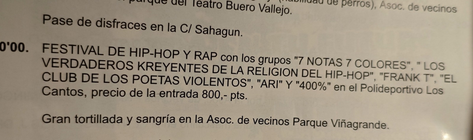 Un viaje al pasado de las Fiestas de Alcorcón de 1998