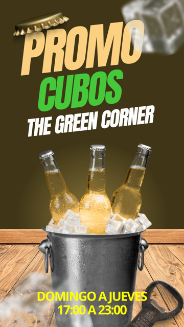 Promoción de cubos de cerveza en The Green Corner, mucho fútbol y cine como planes del fin de semana en Alcorcón