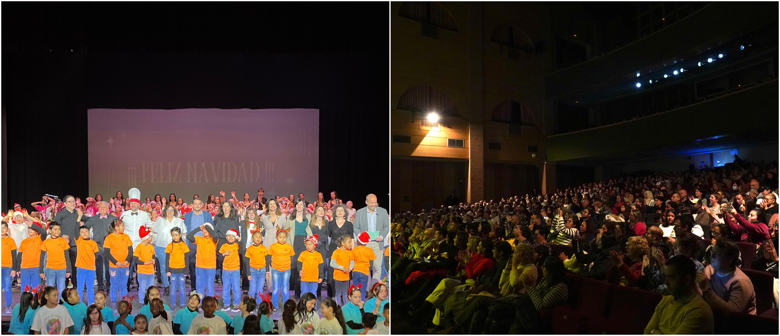 Más de 400 alumnos dan la bienvenida a la Navidad en el Teatro Buero Vallejo de Alcorcón