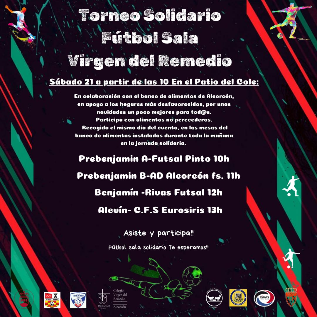 Torneo Solidario de fútbol sala Virgen del Remedio en Alcorcón