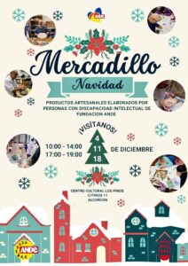 Mercadillo navideño de artesanía en Alcorcón