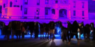 Ruta de Navidad solidaria en patines por Alcorcón