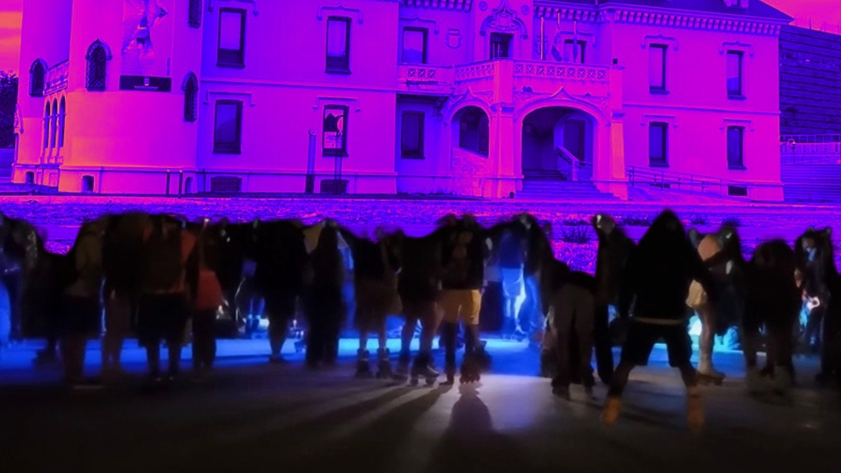 Ruta de Navidad solidaria en patines por Alcorcón