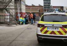 Un trabajador cae desde una altura de tres metros en el Polígono Urtinsa de Alcorcón