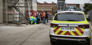 Un trabajador cae desde una altura de tres metros en el Polígono Urtinsa de Alcorcón