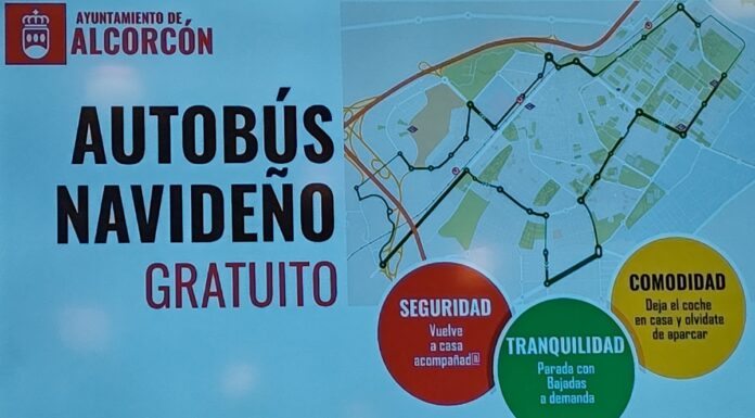El nuevo autobús gratuito para esta Navidad en Alcorcón El nuevo autobús gratuito para esta Navidad en Alcorcón