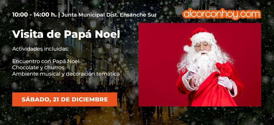 visita de Papá Noel, Fiestas Alcorcón