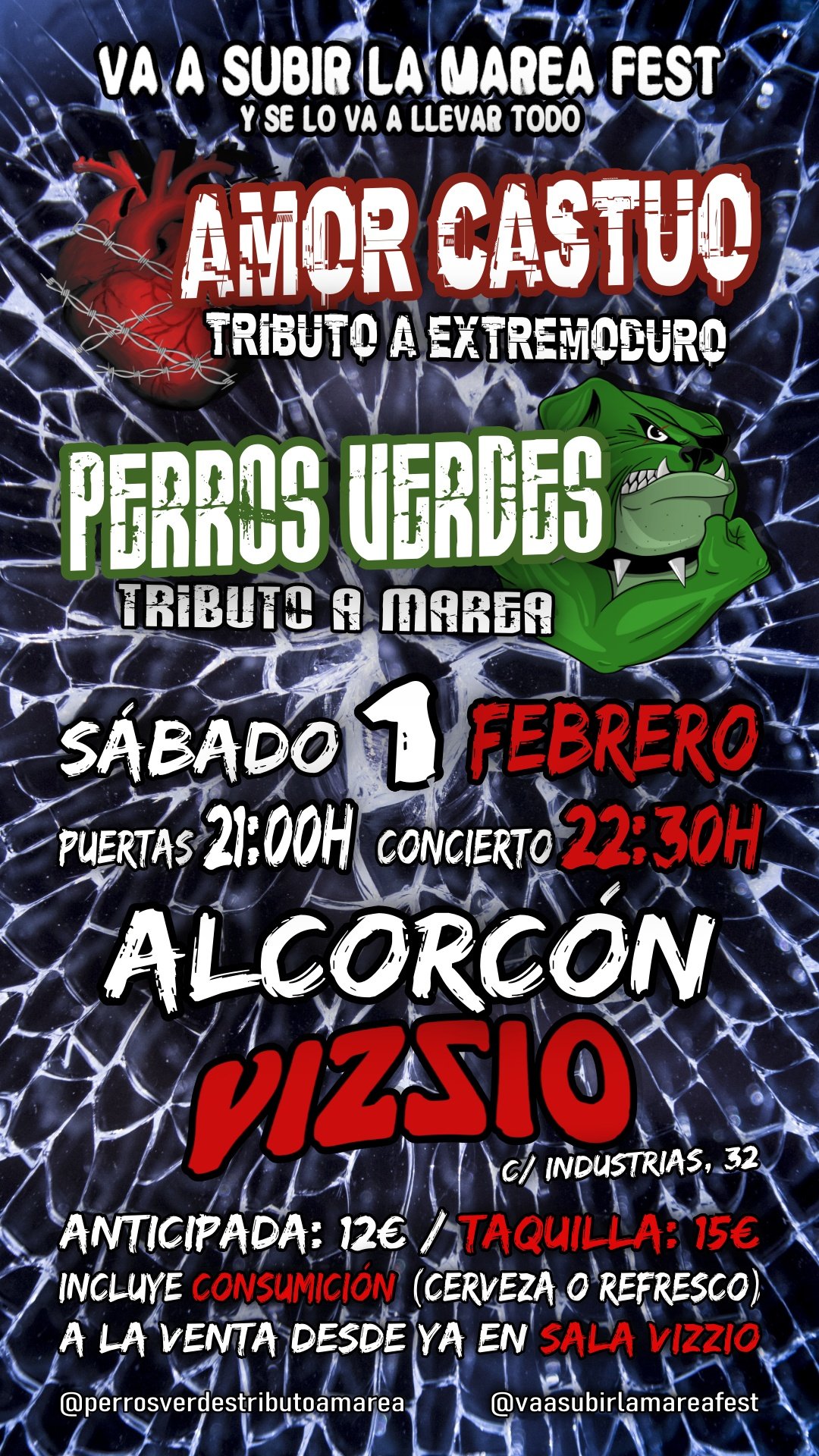 Concierto tributo a Extremoduro el 1 de febrero en Alcorcón