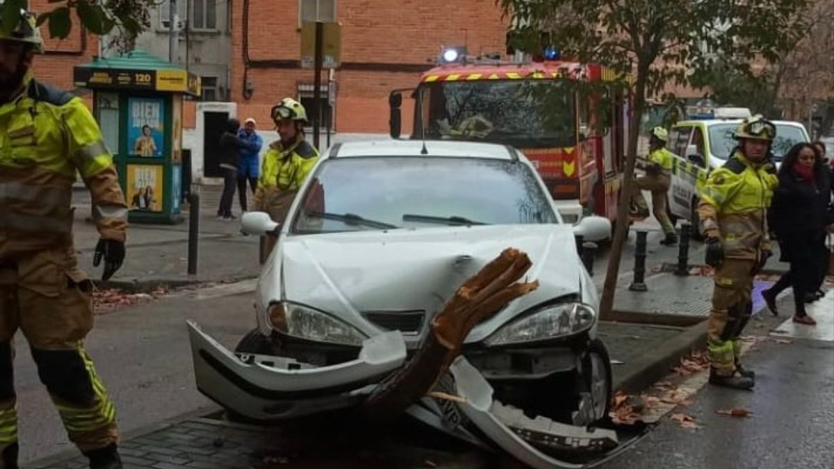 Doble accidente de tráfico sin heridos en Alcorcón