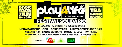 Más de setenta artistas se dan cita en Alcorcón con el Play4Life Festival