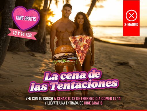 Celebra San Valentín en Alcorcón y consigue una entrada de cine gratis en X-Madrid 