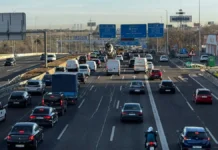 Vecinos de Alcorcón se unen a los de Cuatro Vientos para protestar por las obras de la A-5