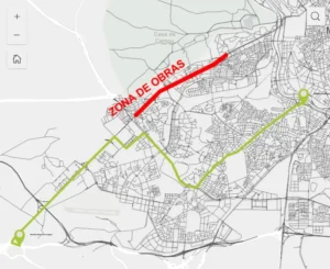 Vecinos de Alcorcón se unen a los de Cuatro Vientos para protestar por las obras de la A-5