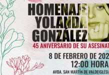 Homenaje este sábado a Yolanda González en Alcorcón 45 años después de su asesinato