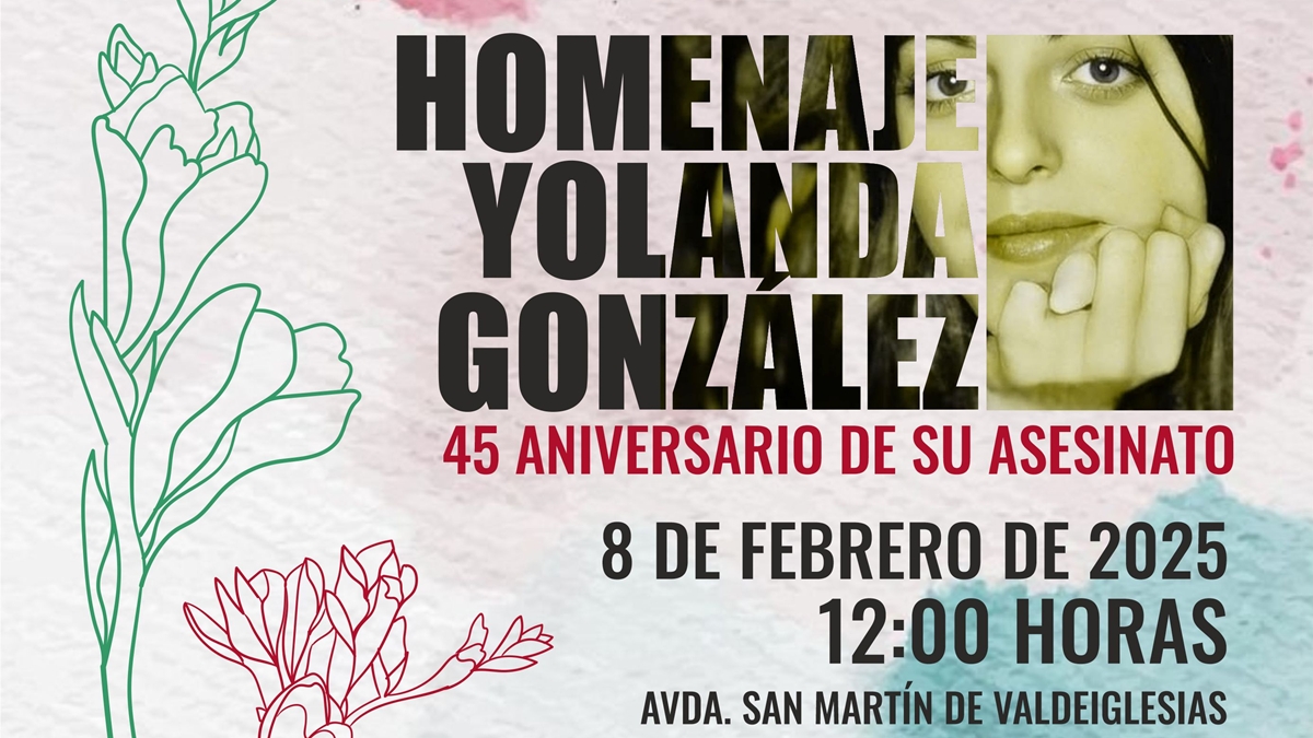 Homenaje este sábado a Yolanda González en Alcorcón 45 años después de su asesinato