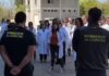 Homenaje a bomberos de Alcorcón