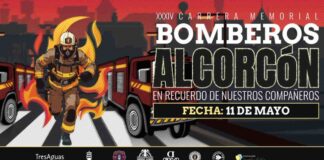 Tres Aguas rinde homenaje a los bomberos fallecidos en Alcorcón en su carrera del Memorial de Bomberos