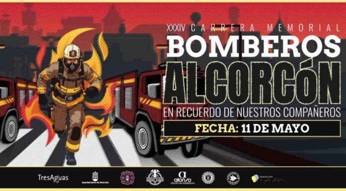Tres Aguas rinde homenaje a los bomberos fallecidos en Alcorcón en su carrera del Memorial de Bomberos Tres Aguas rinde homenaje a los bomberos fallecidos en Alcorcón en su carrera del Memorial de Bomberos