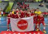 Tres jugadores del Pinar Alcorcón subcampeones de España de fútbol sala