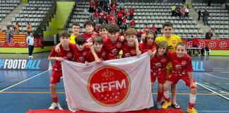 Tres jugadores del Pinar Alcorcón subcampeones de España de fútbol sala