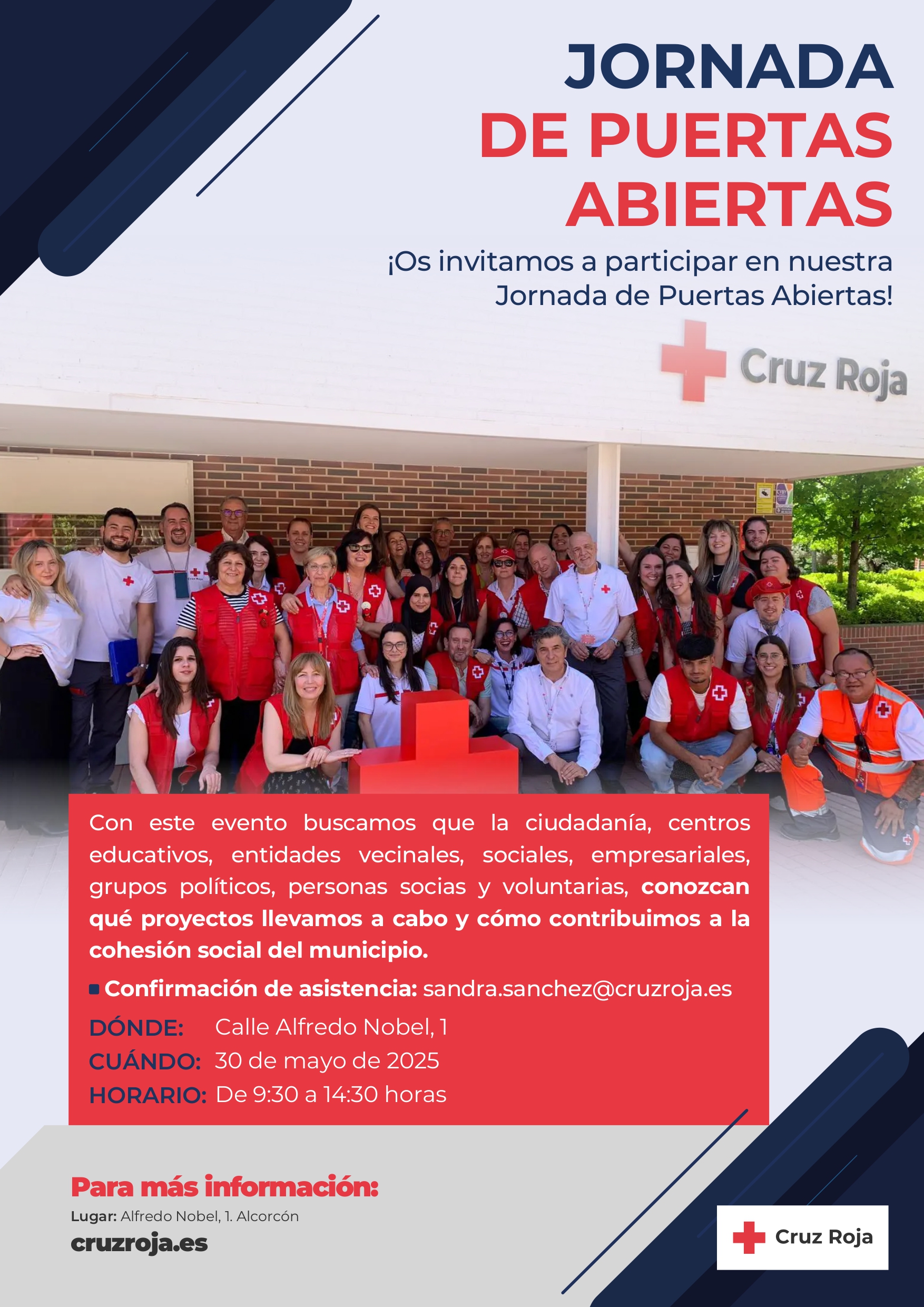 Jornada de puertas abiertas en Cruz Roja Alcorcón