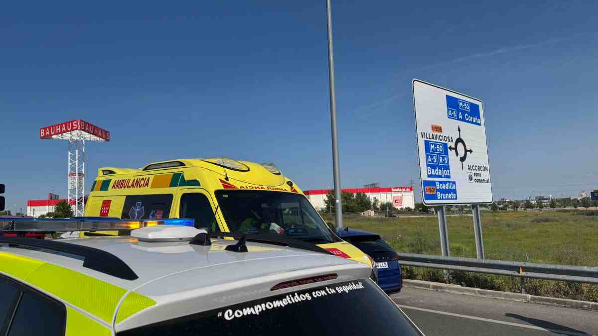 Fallece un hombre de 44 años en un accidente automovilístico en la M-506 de Alcorcón
