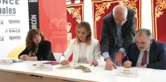 Renovado su acuerdo de colaboración. Alcorcón y la ONCE refuerzan su alianza para garantizar la inclusión de las personas con discapacidad