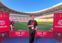 Dani Gordo, el joven de Alcorcón que presentó la previa de la final de la Copa del Rey 2025