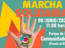 Marcha solidaria en Alcorcón a favor a la campaña Dame5Mas de CRIS contra el Cáncer