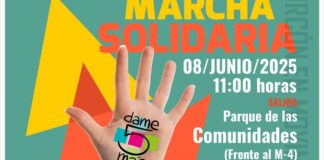 Marcha solidaria en Alcorcón a favor a la campaña Dame5Mas de CRIS contra el Cáncer