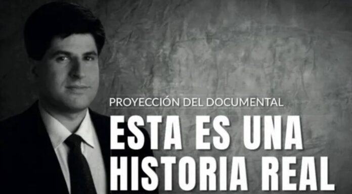 María San Gil visita Alcorcón en la proyección del documental por el 30 aniversario del asesinato de Gregorio Ordóñez